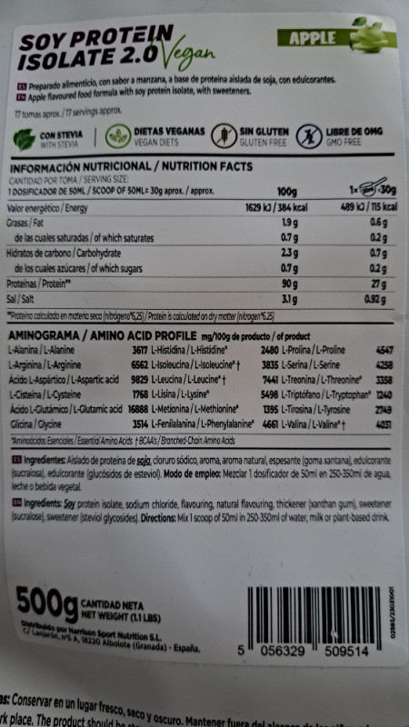 Soy Protein Isolate 2.0, Apple von Arvid Beck | Hochgeladen von: Arvid Beck