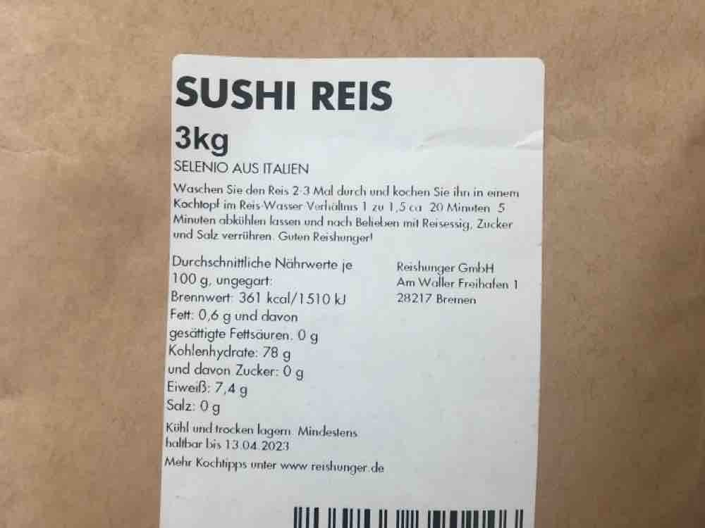 Sushi Reis (Reishunger), ungegart von lalule | Hochgeladen von: lalule
