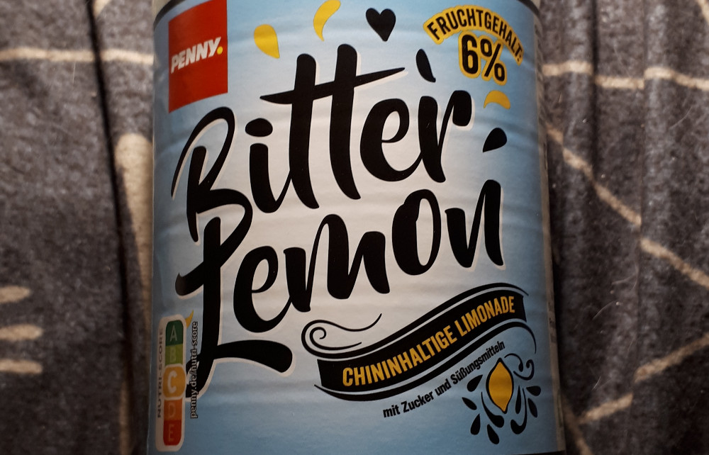 Bitter Lemon, 6% Fruchtgehalt, Zucker, Süßungsmittel, Chinin von | Hochgeladen von: Enomis62