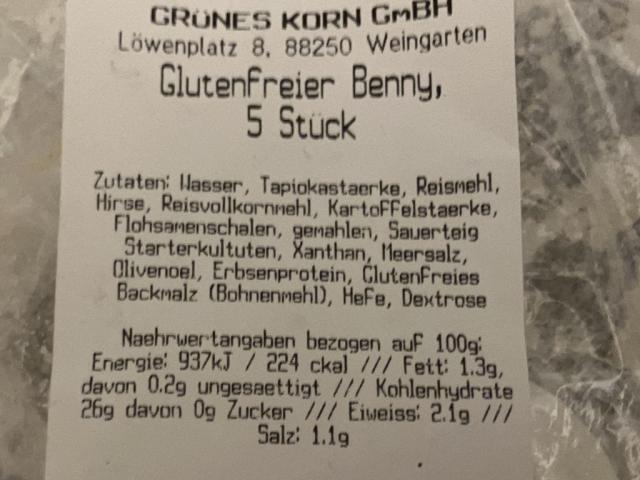 Glutenfreie Benny, Grünes Korn von loreochse | Hochgeladen von: loreochse