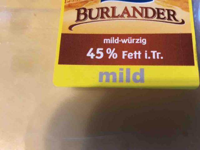 Milram Burländer, Schnittkäse 45% Fett i. Tr. von Billily | Hochgeladen von: Billily