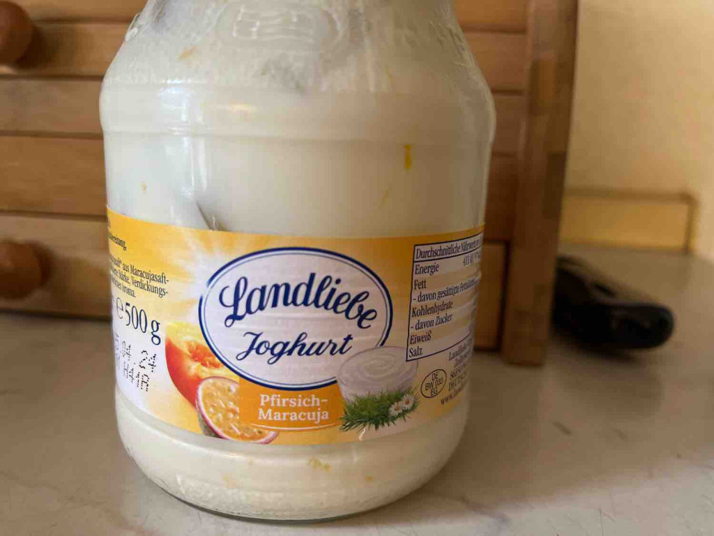 Landliebe Joghurt Pfirsich-Maracuja, 3,8% Fett im Milchanteil vo | Hochgeladen von: Bibi2497