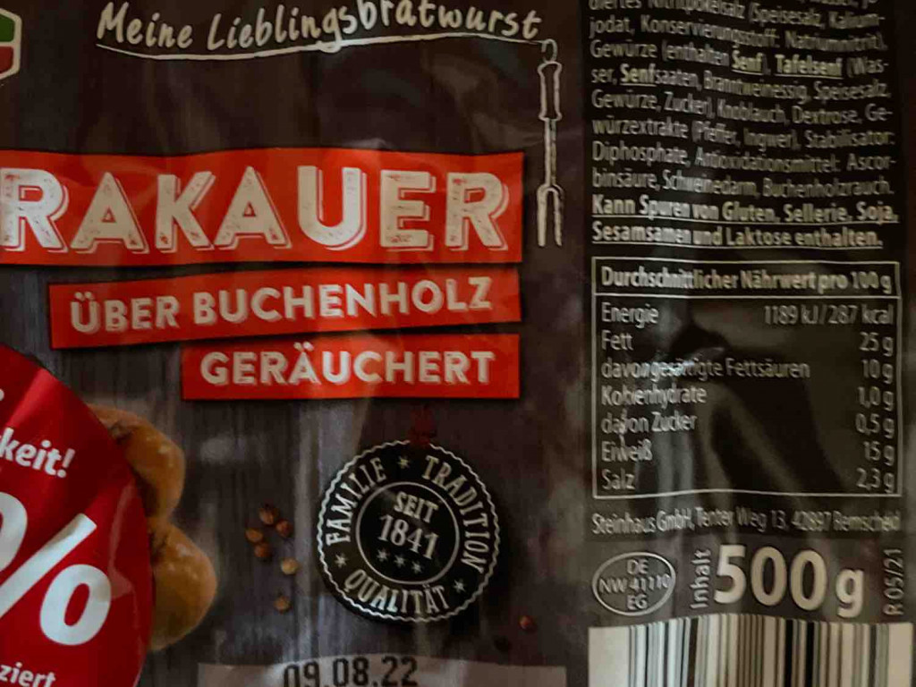 Krakauer über Buchenholz geräuchert von Jancker | Hochgeladen von: Jancker