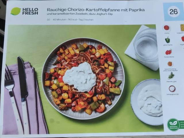 Rauchige Chorizo-Kartoffelpfanne mit Paprika by Clone_IX | Uploaded by: Clone_IX