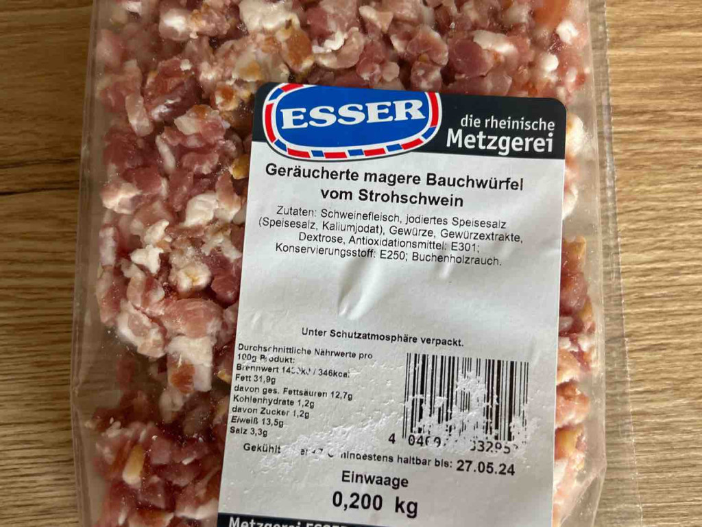 Geräucherte magere Bauchwürfel vom Strohschwein von NiclasSchlie | Hochgeladen von: NiclasSchliessas