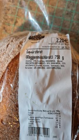 Gewürzbrot, Roggenmischbrot von danilpz | Hochgeladen von: danilpz