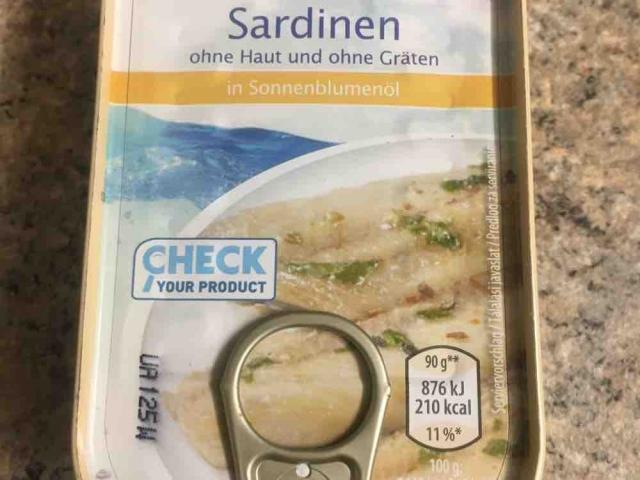 Sardinen in Sonnenblumenöl (ohne Haut & ohne Gräten) von Did | Hochgeladen von: Diddl15