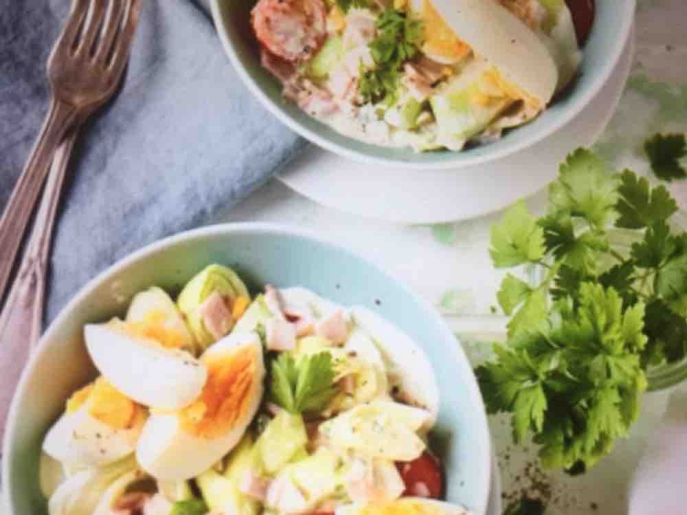 Schinken-Porree-Salat mit Ei von schotzi | Hochgeladen von: schotzi
