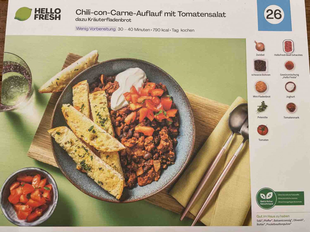 Chili-con-Carne-Auflauf mit Tomatensalat von ndimattia | Hochgeladen von: ndimattia