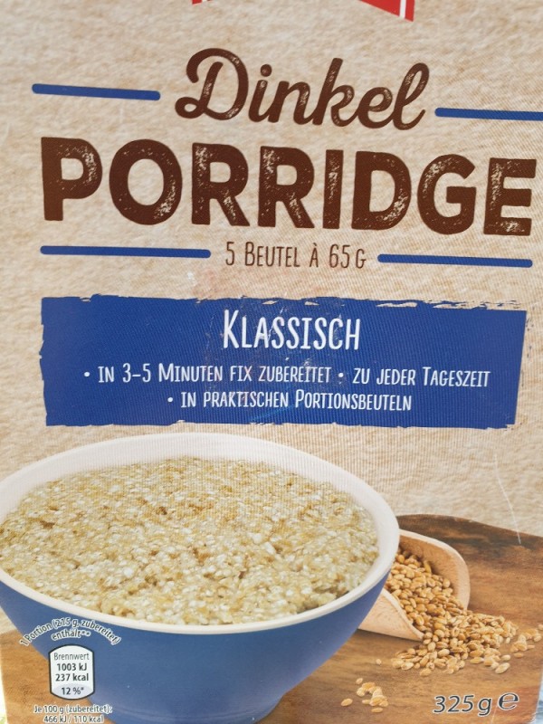 Dinkel Porridge, Klassisch von Patrick220878 | Hochgeladen von: Patrick220878