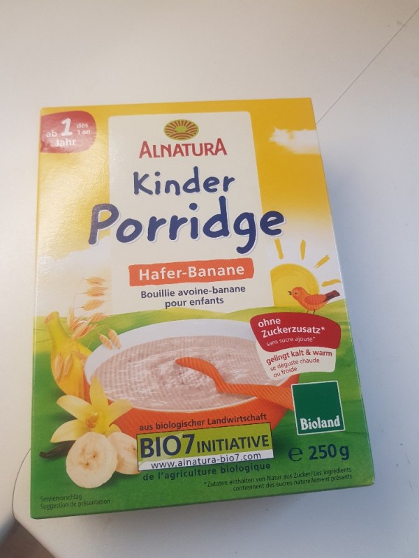 Alnatura Kinder Porridge, Hafer- Banane von djungerberg235 | Hochgeladen von: djungerberg235