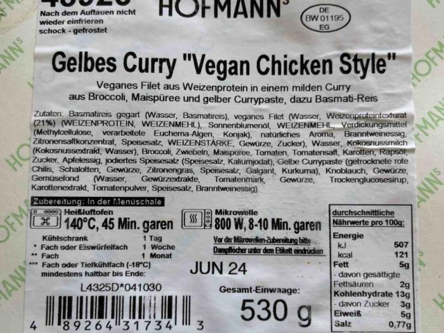 Gelbes Curry ‚Vegan Chicken Style‘ von mursoff | Hochgeladen von: mursoff