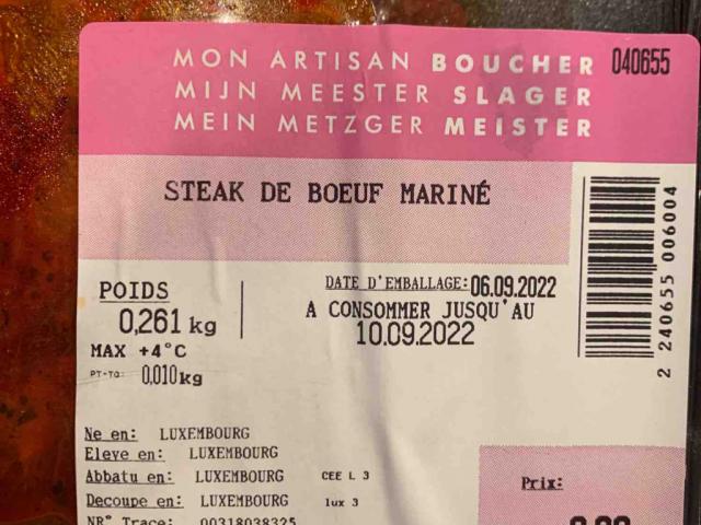 Steak de boeuf mariné by coachalexbuchmann | Hochgeladen von: coachalexbuchmann