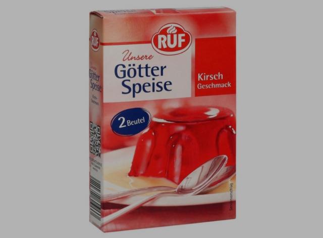 Götterspeise Kirsch, ohne Zucker, nur Pulver von Tribi | Hochgeladen von: Tribi