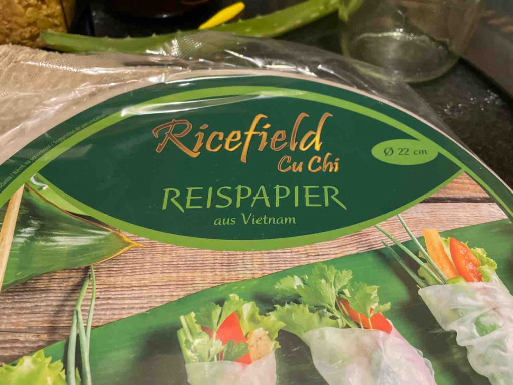 Ricefield Cu Chi, Reispapier, rund, 22cm Durchmesser  von darkhe | Hochgeladen von: darkhexlein66