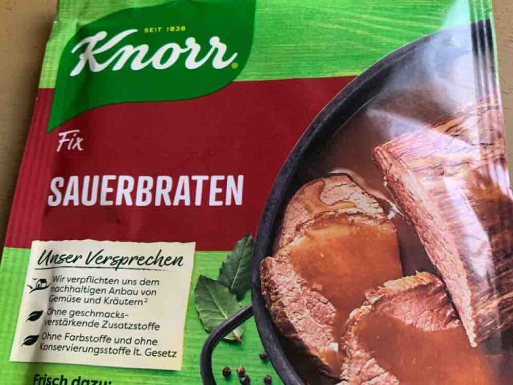 Knorr Fix für Sauerbraten, zubereitet von hedi54 | Hochgeladen von: hedi54