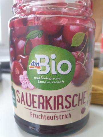 dm Bio Sauerkirsche Fruchtaufstrich, 55% Frucht von Clooney | Hochgeladen von: Clooney