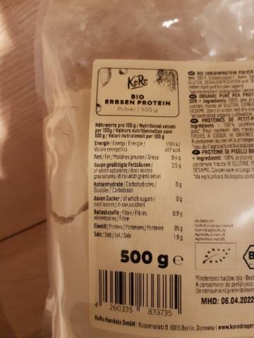 Bio Erbsen Protein, Pulver, 500g von mariusbnkn | Hochgeladen von: mariusbnkn