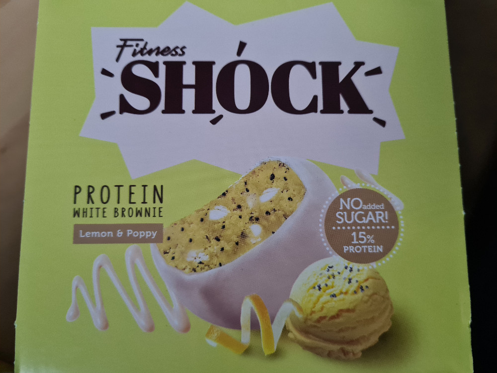 Fitness Shock  Protein white Brownie, Lemon & Poppy von Tami | Hochgeladen von: Tamilis