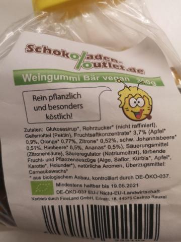 Weingummi Bär Vegan von Apfelbirne | Hochgeladen von: Apfelbirne