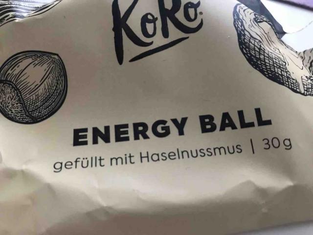 Energie Ball, gefüllt mit Haselnussmus von Jennes1985 | Hochgeladen von: Jennes1985