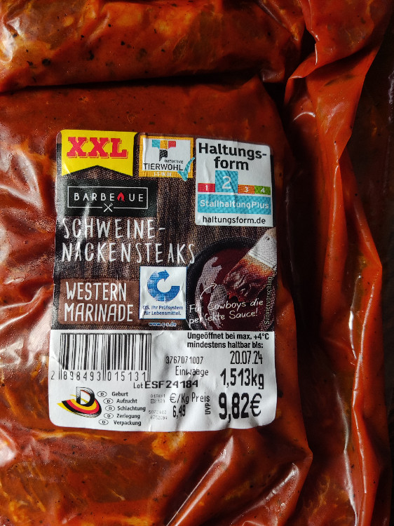 Schweine-Nackensteak, Western Marinade von 15RandomLetters | Hochgeladen von: 15RandomLetters