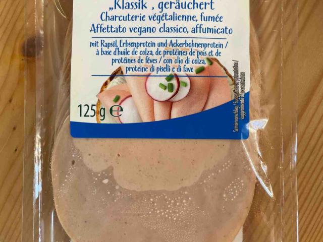 Veganer Aufschnitt, „Klassik geräuchert“ von cratzycat | Hochgeladen von: cratzycat