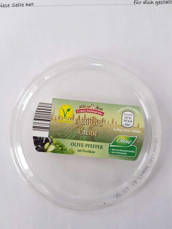 Antipasti Creme, Olive-Pfeffer von ssaaka | Hochgeladen von: ssaaka