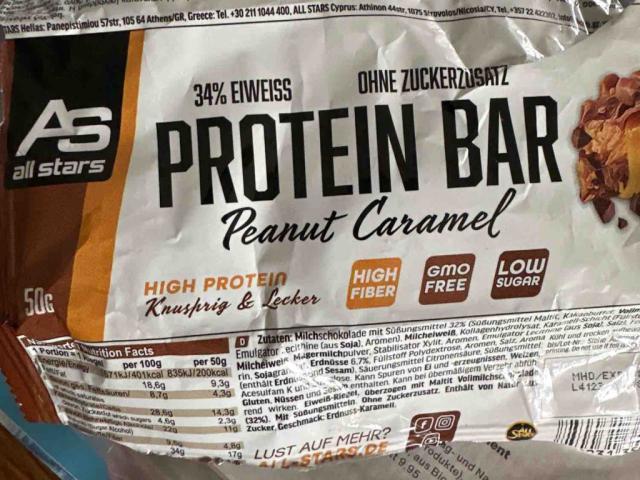 All Stars Protein Bar Peanut Caramel von Pumpvadder | Hochgeladen von: Pumpvadder