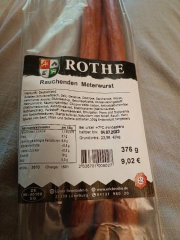 Rauchenden Meterwurst von Wolfgang1504 | Hochgeladen von: Wolfgang1504