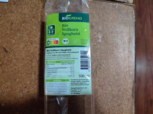 Bio Vollkorn Spaghetti, Bio Greno von dermarc2000 | Hochgeladen von: dermarc2000