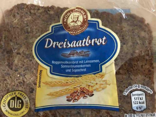 Dreisaatbrot, Rogenvollkornbrot mit Leinsamen von riesro | Hochgeladen von: riesro