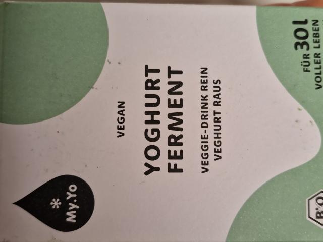 Yoghurt Ferment My.Yo, Vegan von Chrizzle-Fizzle | Hochgeladen von: Chrizzle-Fizzle