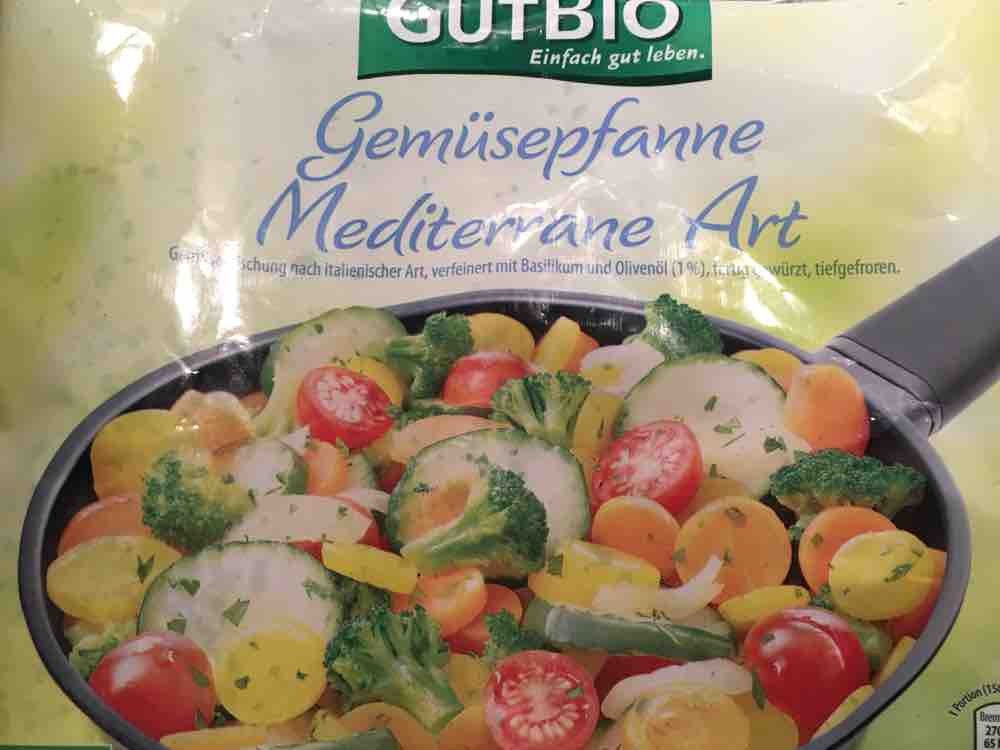 GUT bio, Gemüsepfanne Mediterrane Art Kalorien - Gemüse - Fddb
