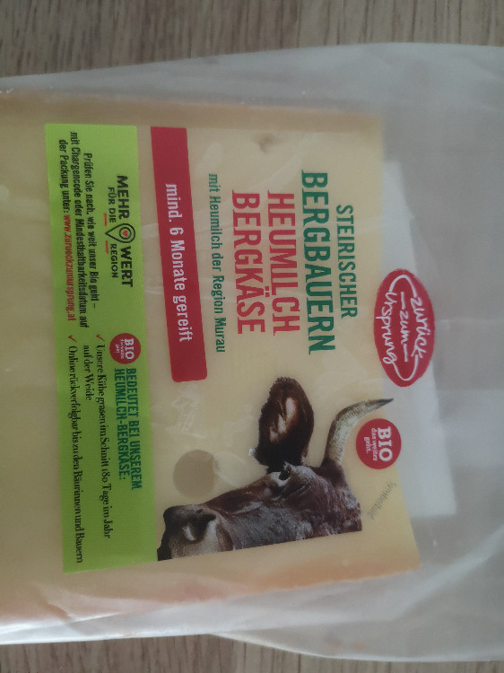 Heumilch Bergkäse, steirischer Bergbauern von nnihifrzaf | Hochgeladen von: nnihifrzaf