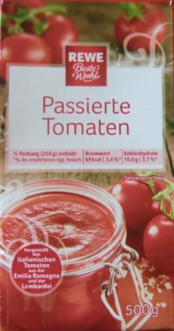 REWE beste Wahl Passierte Tomaten | Hochgeladen von: s.wilkens
