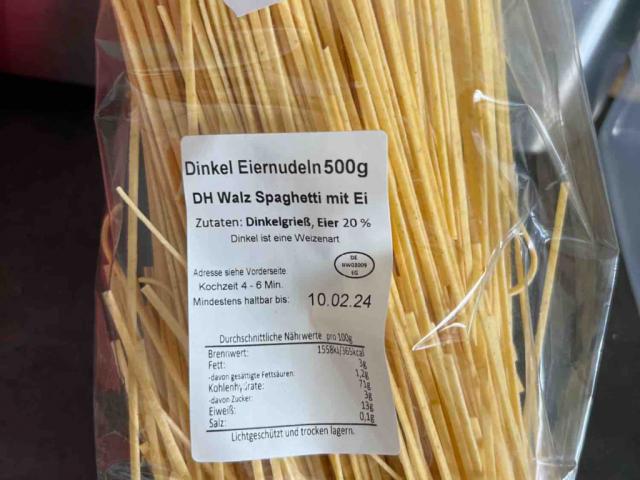 Dinkelspaghetti, mit Ei von Michelle1110 | Hochgeladen von: Michelle1110