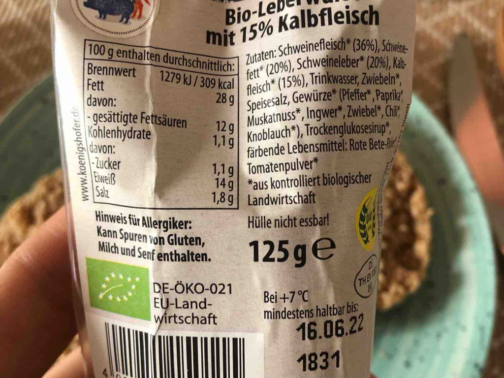 Bio Kalbfleisch-Leberwurst von mekoch | Hochgeladen von: mekoch