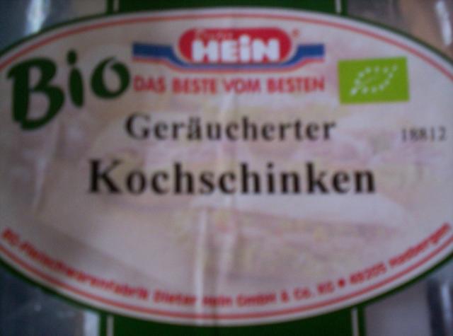 Dieter Hein Bio Geräucherter Kochschinken | Hochgeladen von: Highspeedy03