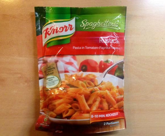 Knorr Spaghetteria Rustica, Tomate-Paprika | Hochgeladen von: xmellixx