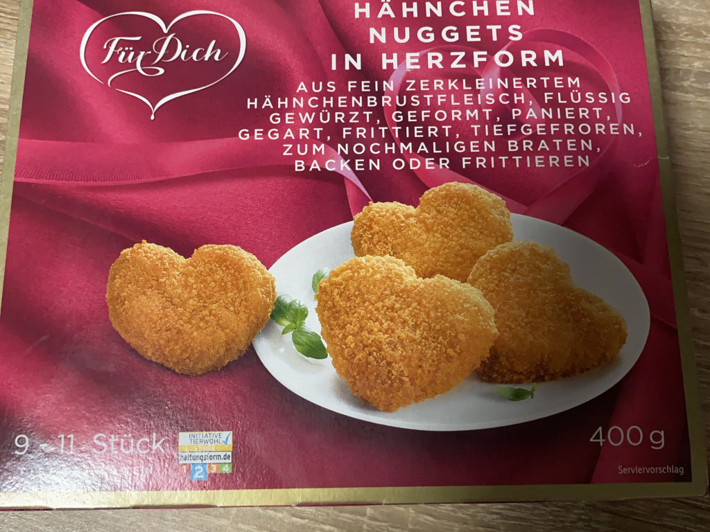 Hähnchen Nuggets In Herzform, Hähnchen von fittaddo | Hochgeladen von: fittaddo