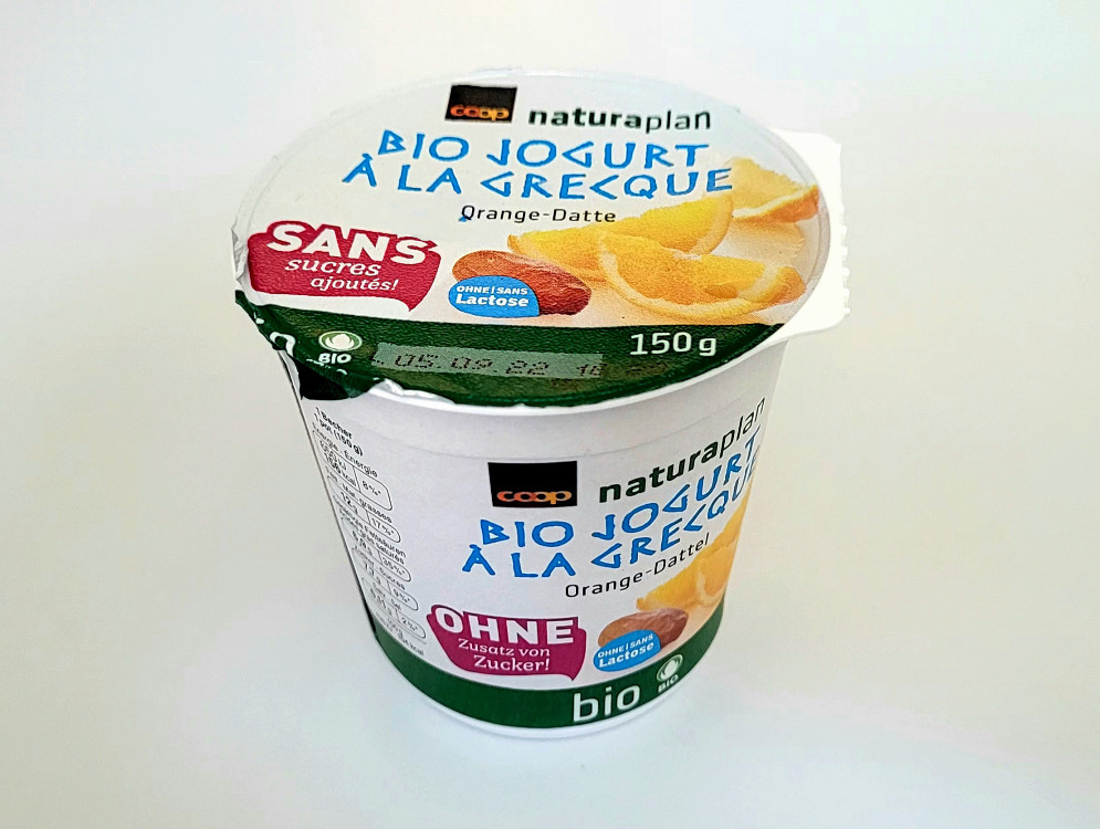 Naturaplan Bio Jogurt à la Grecque, Orange -  Dattel von ST123 | Hochgeladen von: ST123