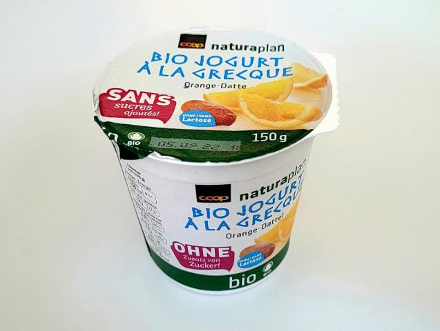 Naturaplan Bio Jogurt à la Grecque, Orange -  Dattel von ST123 | Hochgeladen von: ST123