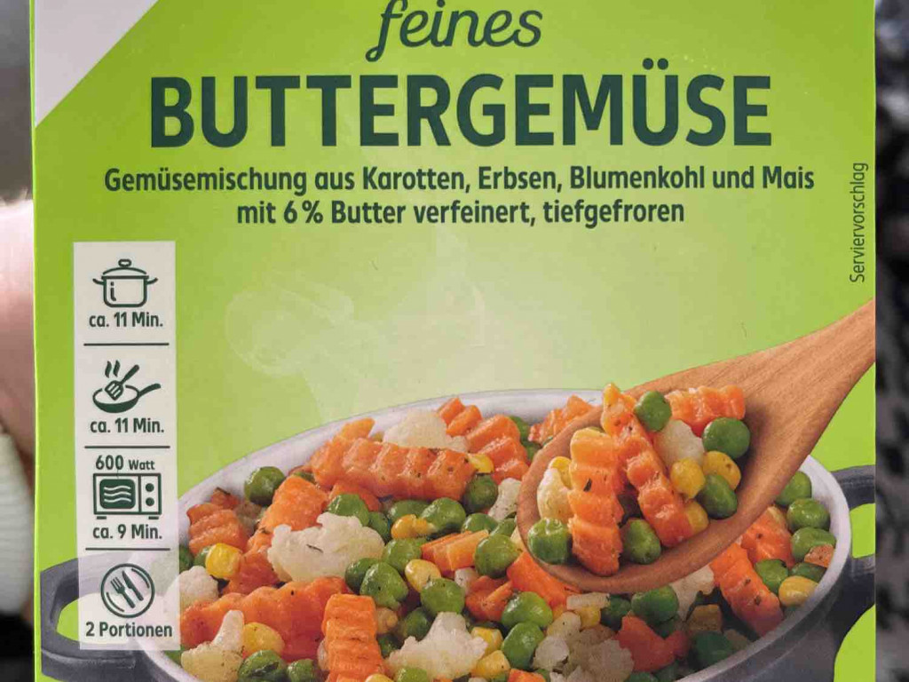 K-Classic, feines Buttergemüse, tiefgekühlt Kalorien - Neue Produkte - Fddb