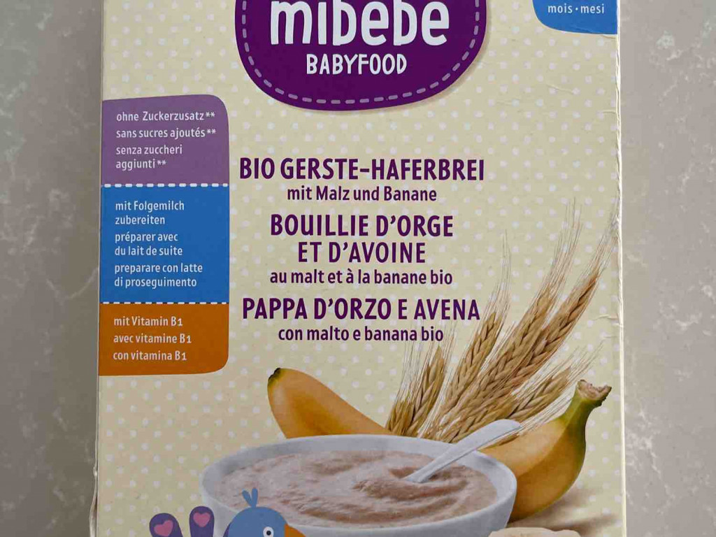 Mibébé Bio Gerste-Haferbrei von Siro51 | Hochgeladen von: Siro51