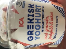 ICA Griechischer Joghurt mit Granola, Erdbeere-Kokos | Hochgeladen von: wombatz