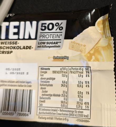 Protein Bar, Weiße Schokolade Crisp | Hochgeladen von: vzinn