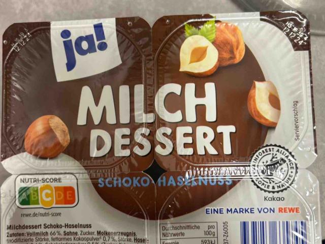 Milch Dessert, Schoko- Hasellnuss by JakobSch12345 | Hochgeladen von: JakobSch12345