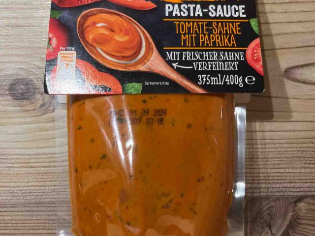 Edeka Pasta Sauce Tomaten-Sahne mit Paprika by mumla | Uploaded by: mumla