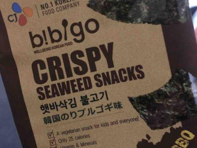 crispy seaweed snacks, bbq style 1 pack 5 g von Bettuey | Hochgeladen von: Bettuey